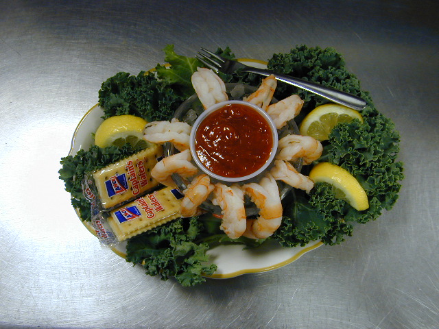 Shrimp Cocktail of Captain Joe's Seafood, Brunswick, Georgia