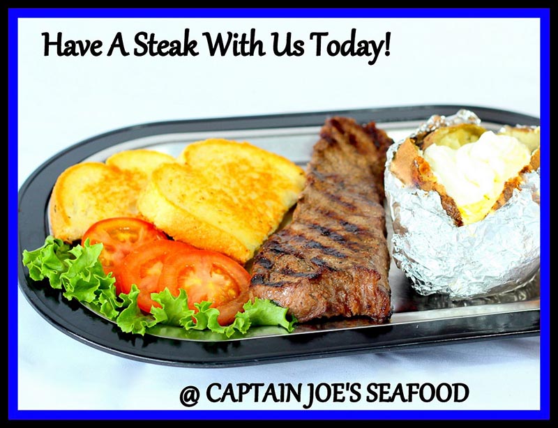 New York Strip Steak Captain Joe's Seafood, Georgia